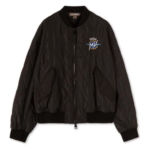 Mv Agusta logo nylon bomber jacket